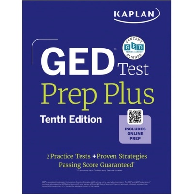 GED Test Prep Plus, Tenth Edition (2026): Includes a Diagnostic Pretest, 2 Full Length Practice Tests, 1000+ Practice Questions, and 60+ Online Videos - Kaplan Test Prep, Caren Van Slyke