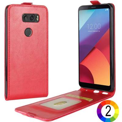 LG V30 Flip3 Кожен Калъф и Скрийн Протектор