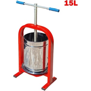 UNI Преса за грозде, ръчна, Dionis Inox, 15 л обем на контейнер, двойна вана (ET12589)