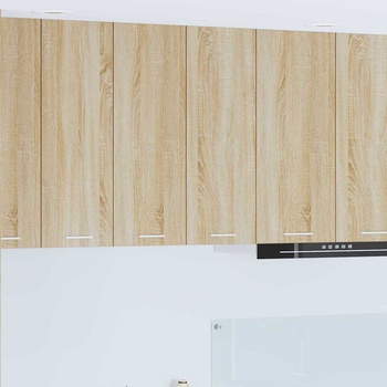 vidaXL Висящ шкаф Riga Сонома дъб 60 x 31 x 80 см Инженерно дърво (884276)