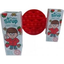 Doktor Sirup kalciový sirup s príchuťou jahôd s vanilkou 100 ml