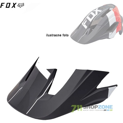 náhradný šilt Fox Metah Helmet black / red