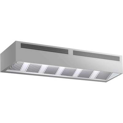 G.Gastro Indukční digestoř - 3,6 m - s filtrem a LED svítidlem - D11885781