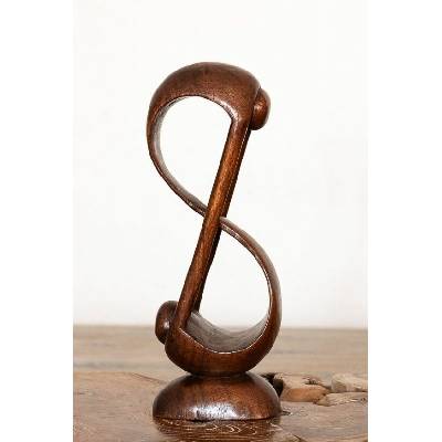 Dřevěná soška Milenci 30 cm