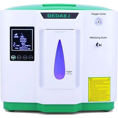DEDAKJ DE-2AW Kyslíkový koncentrátor s nebulizérom 9L, 90 % + funkcia ionizácie