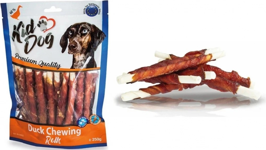 Kiddog kachní masíčko na buvolí tyčince 250 g Kiddog kachní masíčko na buvolí tyčince 250 g