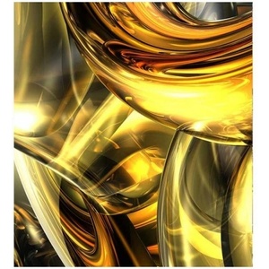 DIMEX ART Флизелинов фототапет златно абстрактно 225 x 250 см