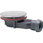 WIRQUIN Сифон за душ корито Wirquin Slim+ с капак, гланциран хром (30723365)