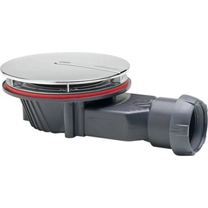 WIRQUIN Сифон за душ корито Wirquin Slim+ с капак, гланциран хром (30723365)