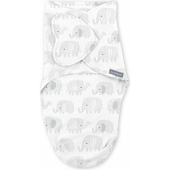 INGENUITY Zavinovačka SwaddleMe Ulitka bavlna Elephant