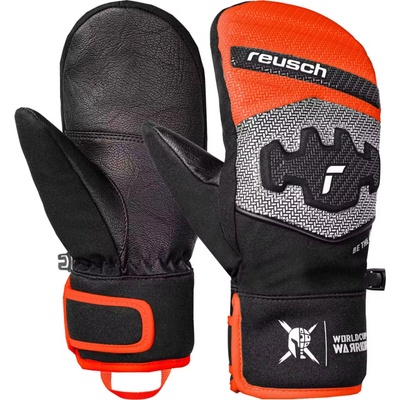 Reusch Worldcup Warrior Prime R-Tex XT Mit jr lyžařské rukavice blck/silver/fluo red 2025/2026 – Zbozi.Blesk.cz