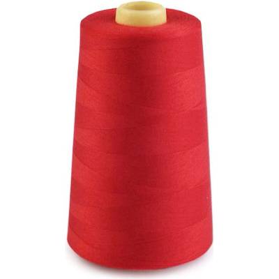 Prima-obchod Polyesterové nitě pro overlocky i klasické šití návin 5000 yards PES 40/2, barva 572 Poppy Red