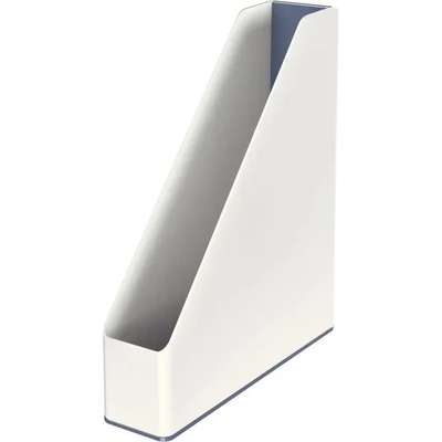 Leitz Папка за документи LEITZ Wow 73 мм пластмаса бяла/сива 53621001 (53621001)