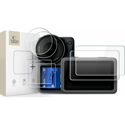 Tech-Protect Glass Fit+ sada tvrzených skel pro DJI Osmo Action 6, 2 sady – Zboží Živě