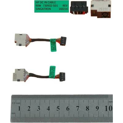 Emeru Napájací konektor DC HP 15-N Envy 15-3000 15-K 732067-001 With Cable 8 Pin