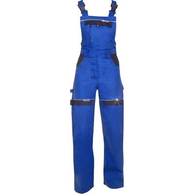 Ardon H8192 cool trend dámske Pracovné nohavice s trakmi modrá čierna