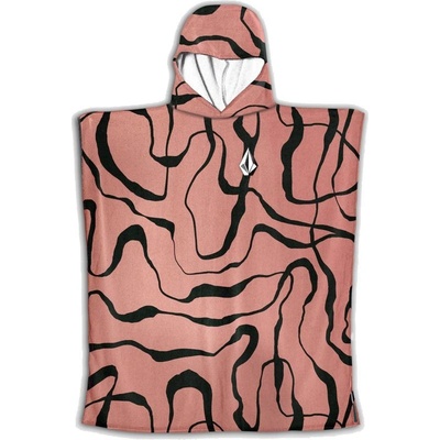 Volcom pončo Hooded Changing Towel hnědá