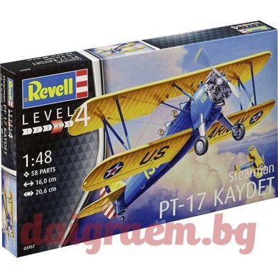 Revell Хоби модел revell 03957 - stearman pt-17 kaydet (r03957)