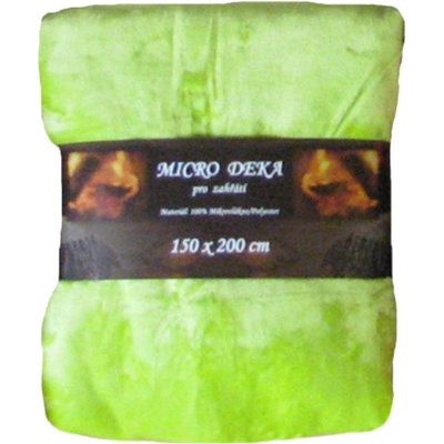 Homeville deka mikroplyš světle zelená 150x200 – Zboží Mobilmania