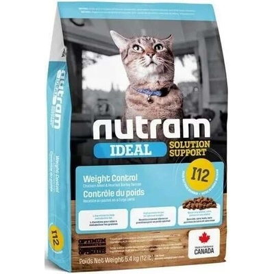 Nutram 12 Ideal Weight Control Cat 2 x 5,4 kg