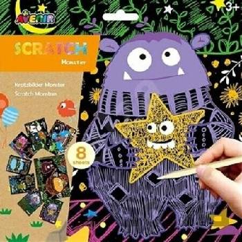 Škrabací obrázky Příšerky Avenir