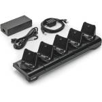 Zebra ZQ300 зареждаща / комуникационна стойка, USB, 5 слота (CRD-MPM-5SCHGEU1-01)