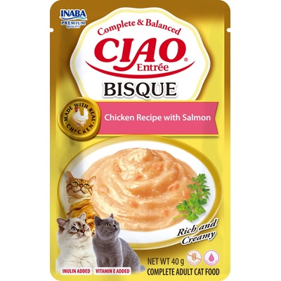 Churu Cat Entrée Bisque Chicken Recipe with Salmon 40 g
