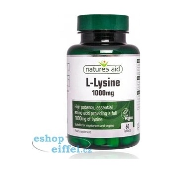 Natures Aid L Lysine 1000 mg 60 tablet
