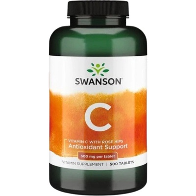 Swanson Vitamin C with Rose Hips 500 mg [500 Таблетки]