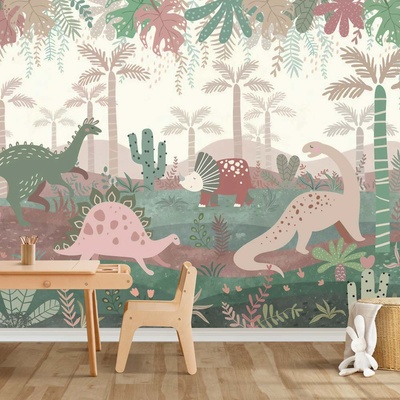 Decono Детски Фототапет Динозаври