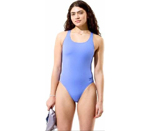 Speedo Solid Powerback Moonlight Lavender