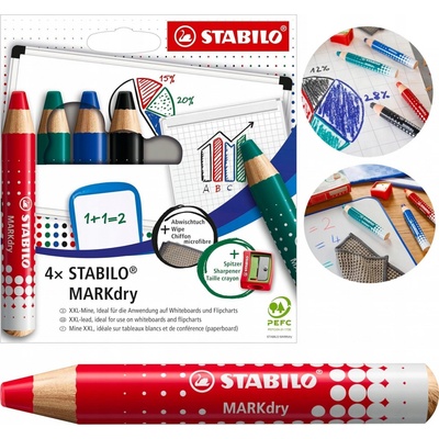 Stabilo Markdry sada 4ks 402875