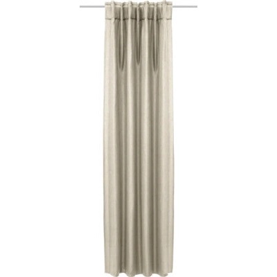 Zatemňovací závěs se skrytými poutky Dimout Uni béžový 245 x 135 cm