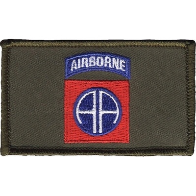 Made In USA Nášivka 82ND AIRBORNE velcro oliva
