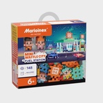 Marioinex Мини вафлен конструктор Marioinex " Бензиностанция" , 148 части (906 996)