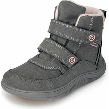 Bugga dětské celoroční barefoot boty KIVO Grey