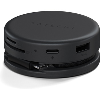 Satechi OntheGo 7-in-1 Multiport Adapter - Space Black (ST-POTG7C)