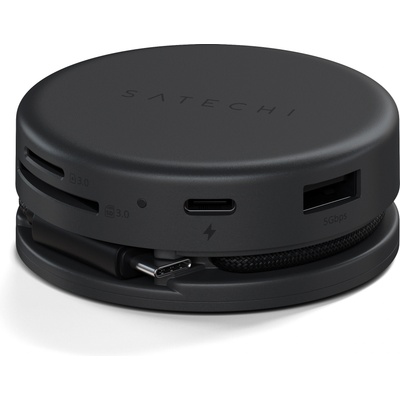 Satechi OntheGo 7-in-1 Multiport Adapter - Space Black (ST-POTG7C)