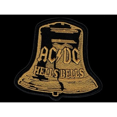 Nášivka AC/DC gold vyšívaná zažehlovací