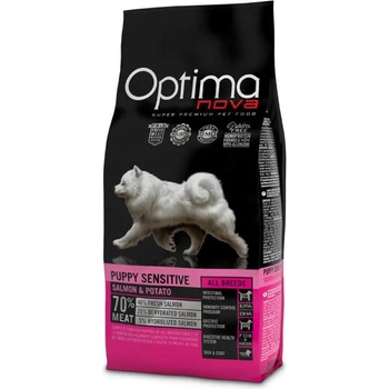 Image 1 of Optimanova Puppy Sensitive Salmon & Potato 2 kg
