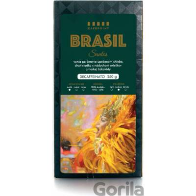 Cafepoint Brasil Santos Decaf bezkofeínová zrnková 250 g