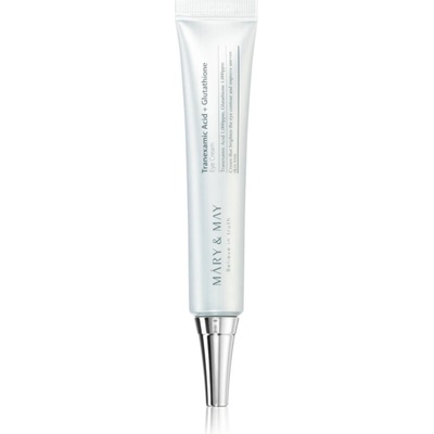 Mary&May Tranexamic Acid + Glutathione Eye Cream притивобръчков крем за околоочната зона, намаляващ отоците и черните кръгове 30 гр