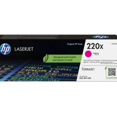 HP 220X Original Magenta LaserJet Toner Cartridge (W2203X)