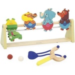 Janod Applepop Дървена настолна игра за деца Стрелба с прашка (J03372)