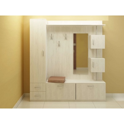 DST Портманто Havana-dst, бял дъб