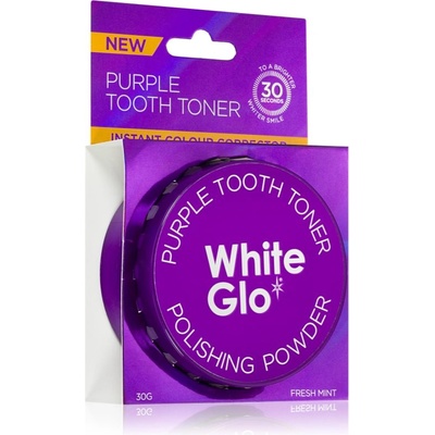 White Glo Purple Tooth Toner Powder избелваща пудра за зъби 30 гр