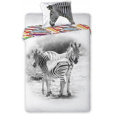 FARO Obliečky Zebra Bavlna 140x200 70x90