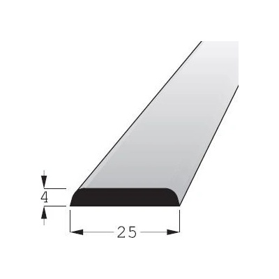 Lišta krycí borovice 25x4mm, délka 240cm