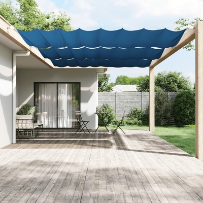 vidaXL Vertikální markýza modrá 250 x 360 cm oxfordská látka
