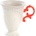 Seletti Чаша за чай I-WARES 11, 5 cм, оранжево, Seletti (SLT09855ARA)